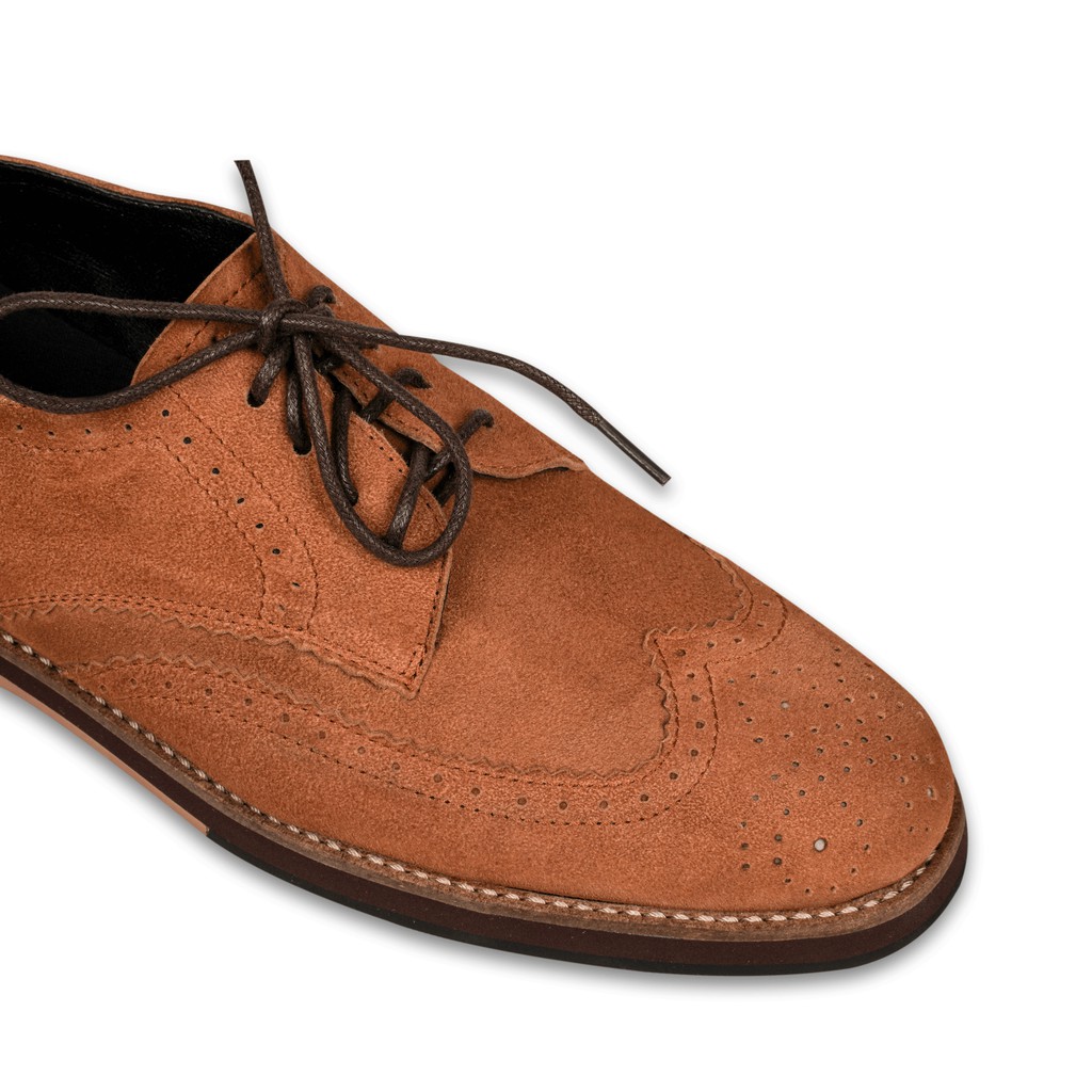 Blake Brogues Suede Tan