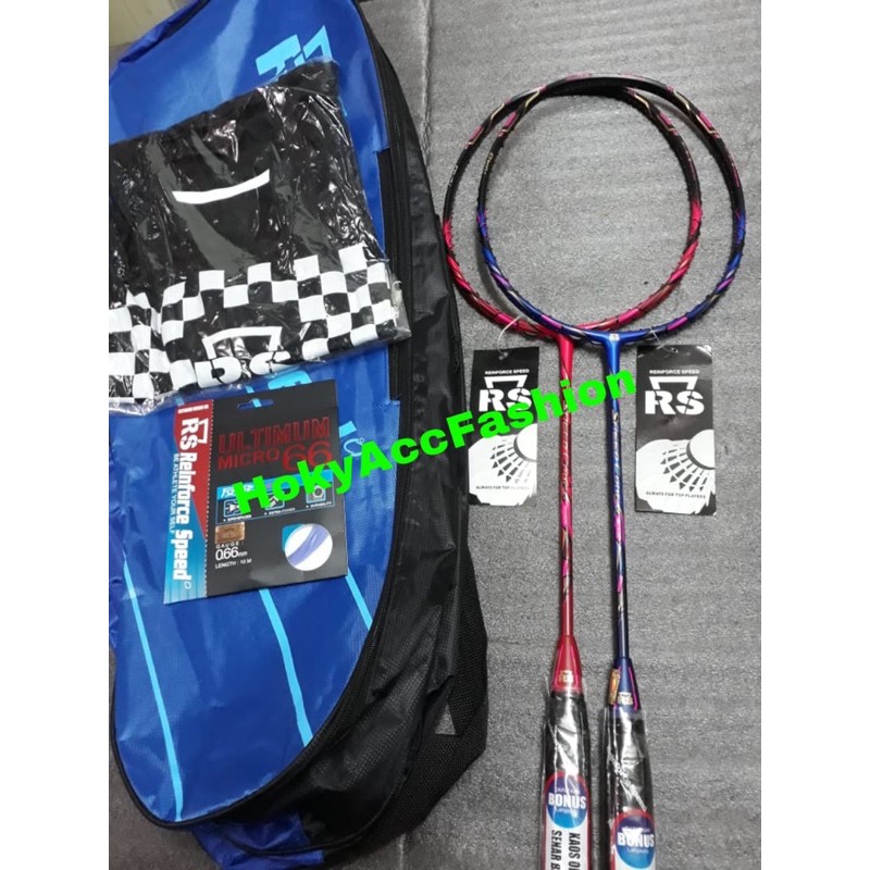 RAKET BADMINTON RS SPEED CORE BLUE - RS SPEED CORE RED ORIGINAL