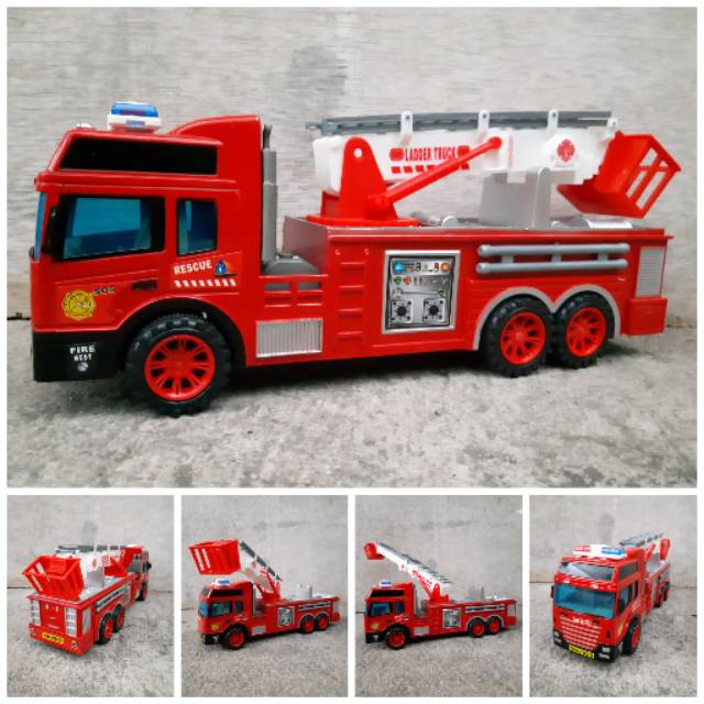 Mainan Mobil Truk Pemadam Kebakaran Anak - Mobilan Fire Truck Damkar