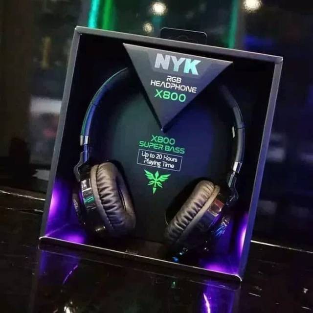 Trend-NYK Headset Gaming Bluetooth Wireless RGB NYK X800 For Mobile Gamers Original