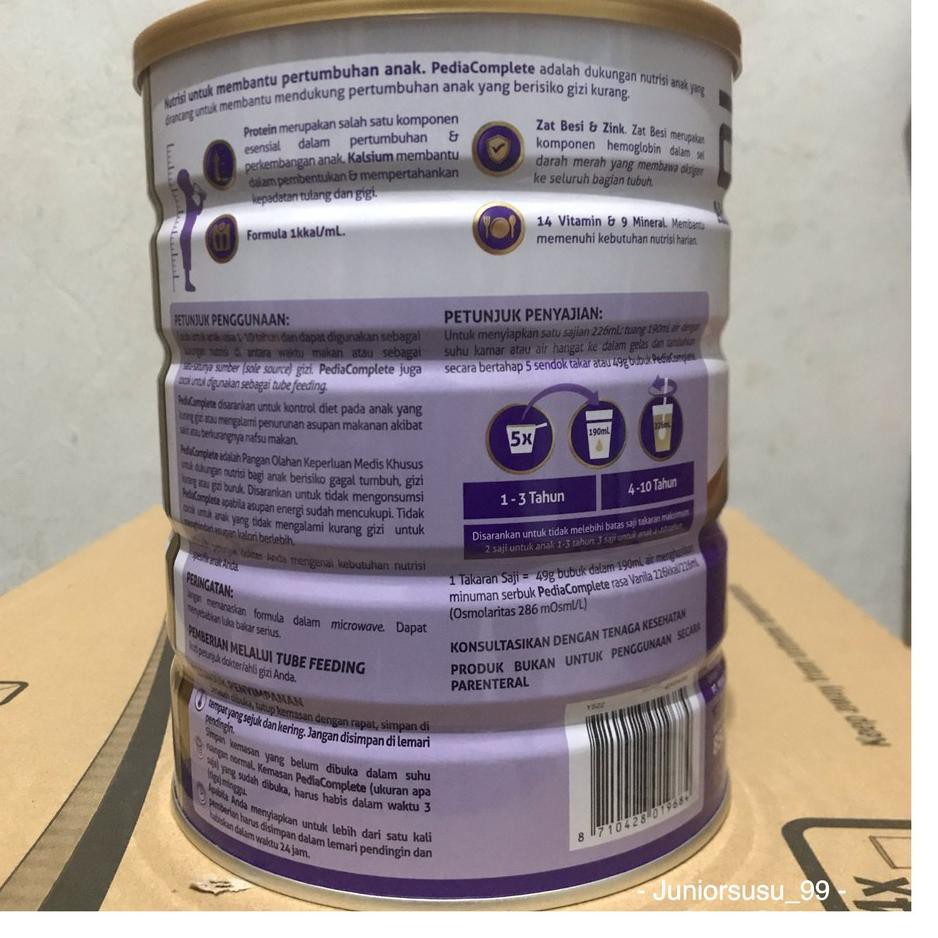 

Paling Popular DNE PEDIASURE COMPLETE 850gr PEDIA C0MPLETE 400-850gram NM S8S