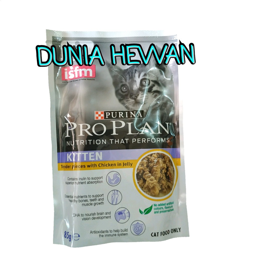 PRO PLAN Proplan KITTEN Chicken Saset / Pouch 85 gr 85gr 85g 85 g