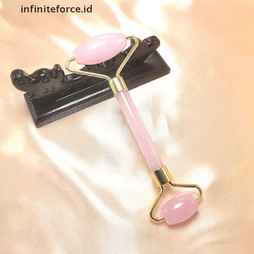 (infiniteforce.id) 2pcs / Set Alat Pijat Roller Gua Sha Untuk Pelangsing / Pengencang Kulit Wajah / Tubuh