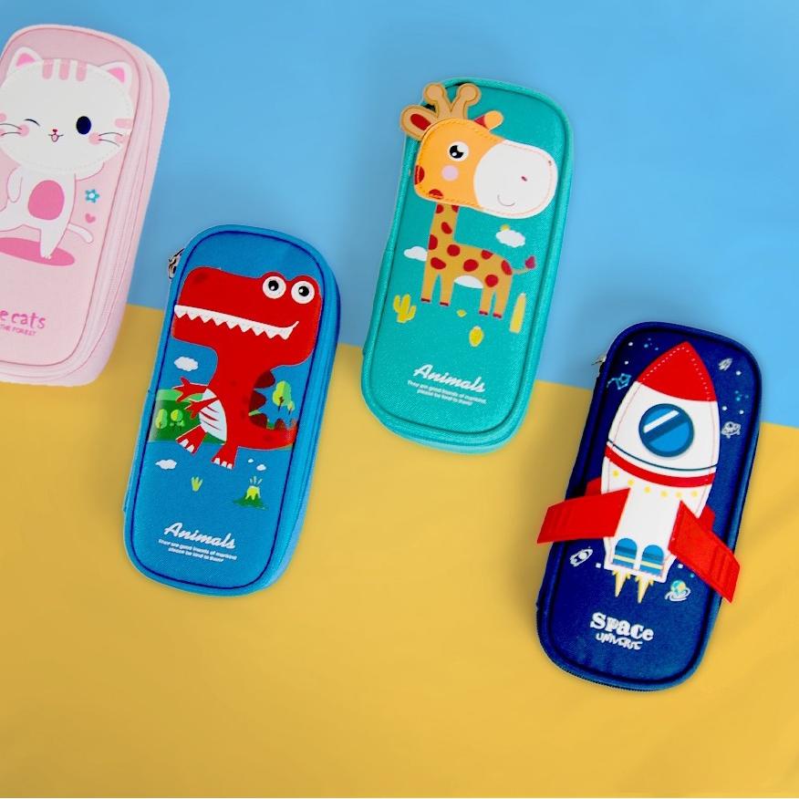 

KOTAK PENSIL ASTRONOT / ANIMAL WATERPROOF ANTI AIR / TEMPAT PENSIL KARAKTER ANAK 5962 !!