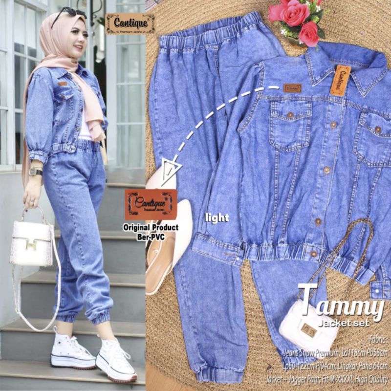 TAMMY JACKET SET 100% ORI BY CANTIQUE