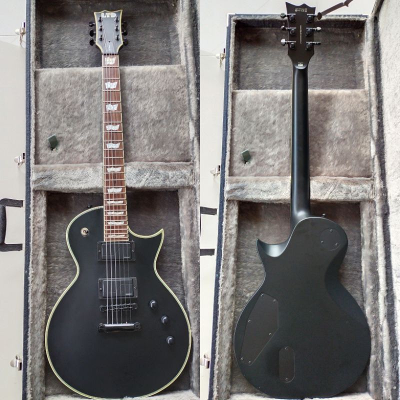 LTD EC401 Fishman Fluence Black Satin