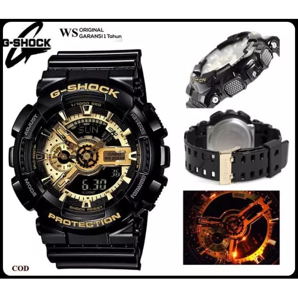 Jam Tangan Pria Merk Casio G-Shock Type: GA110 Baterai