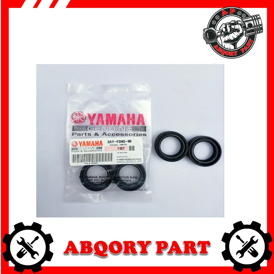 abqory part___Seal Sil Shock Depan  Mio, Jupiter, Nouvo, Fino, Soul, Vega R, F1ZR Alfa (2pcs) 3AY