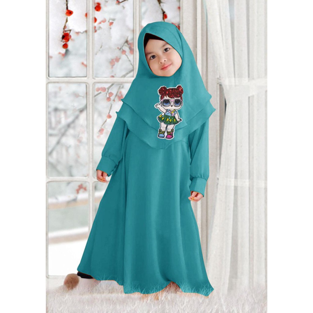 HOPYLOVY - Gamis anak LED Loly Kids bahan Baloteli