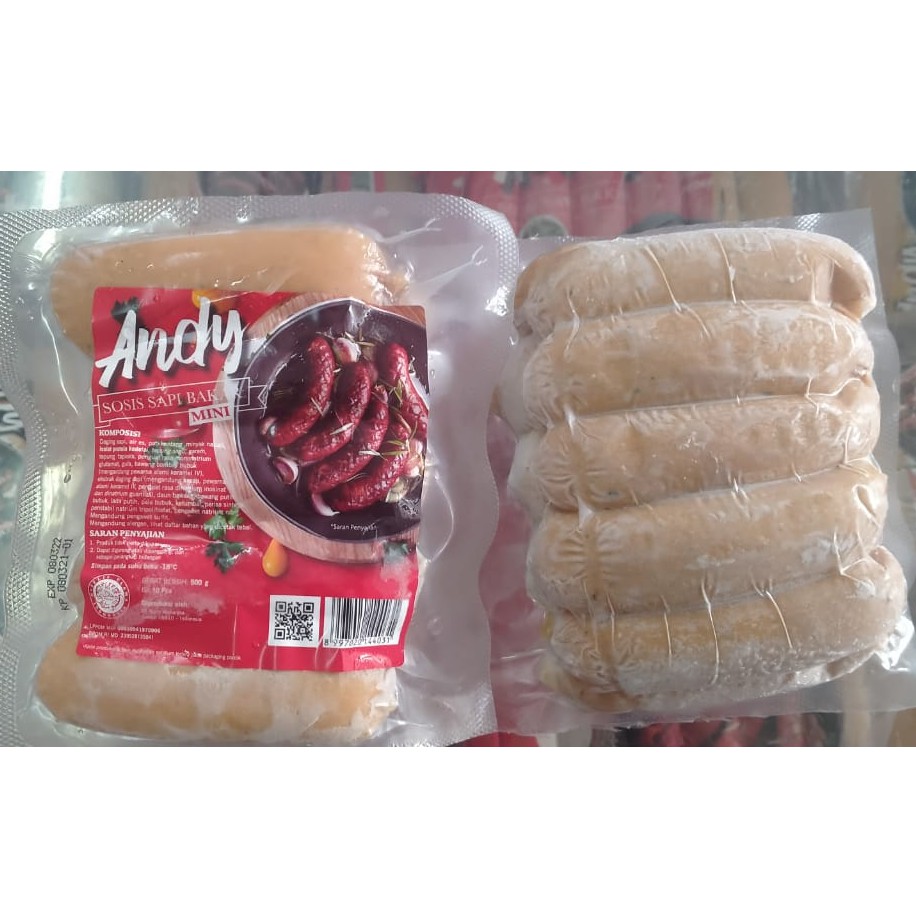 

Andy Sosis bakar original mini 500 g ( 10 )