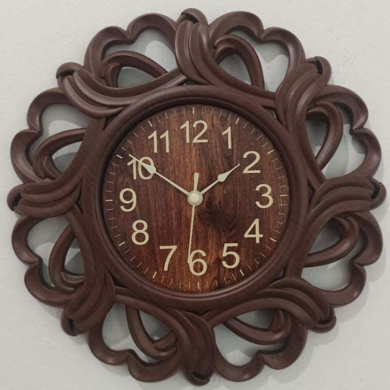jam dinding unik bermotif kayu-3042 CT