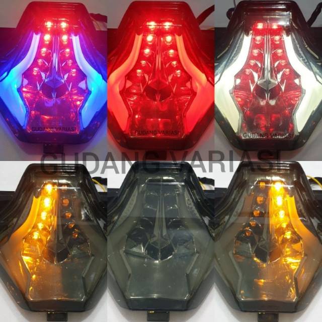 Lampu stop led belakang 3 in 1 Mx King R25 Model JPA