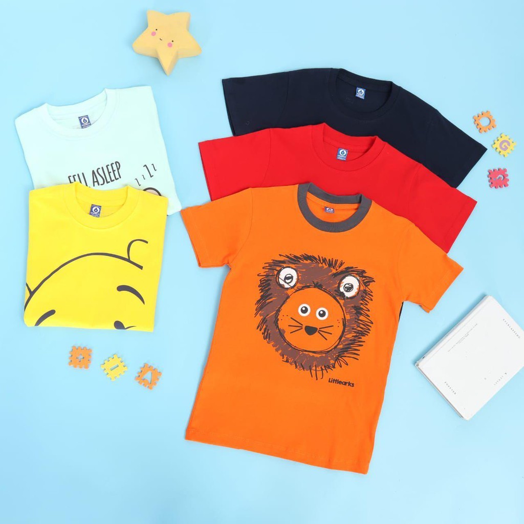 Setelan anak perempuan lengan pendek celana panjang 2 8 tahun little arks