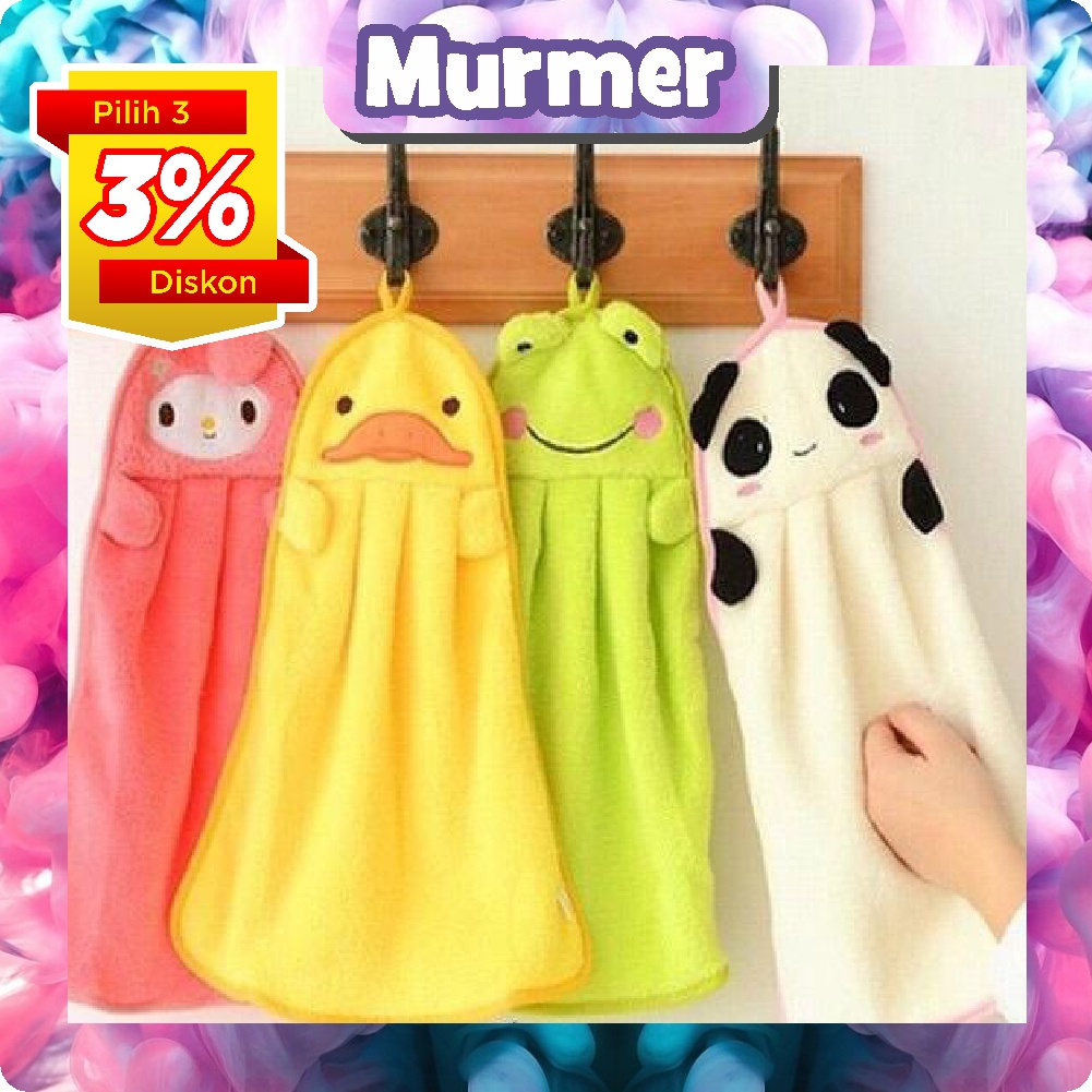 MurmerOfficial R013 Lap Tangan Handuk Gantung Karakter Cartoon / Hand Towel