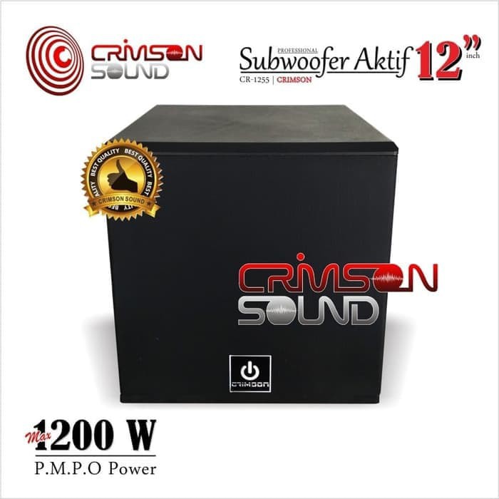 Subwoofer CRIMSON CR 1255 SUB WOOFER AKTIF 12 INCH CR1255