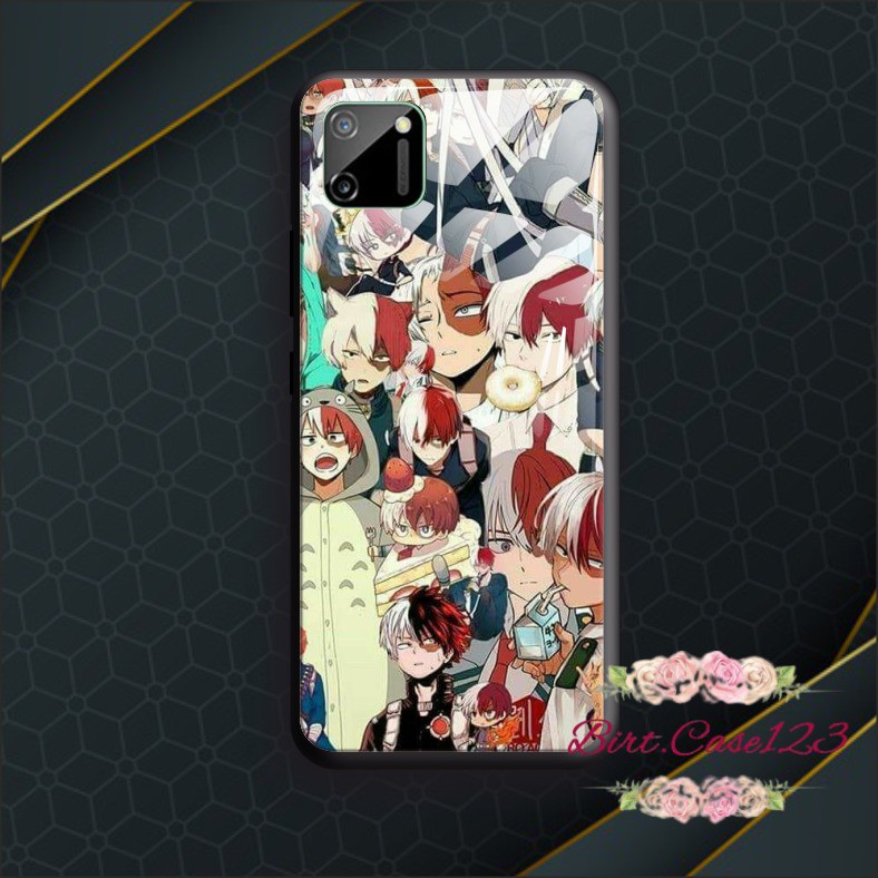 back case glass BOKU NO HERO AKADEMI Vivo Y91 Y17 Y12 Y15 Y93 Y95 Y81 Y83 Y71 Y53 y20 Y30 Y50 BC2766