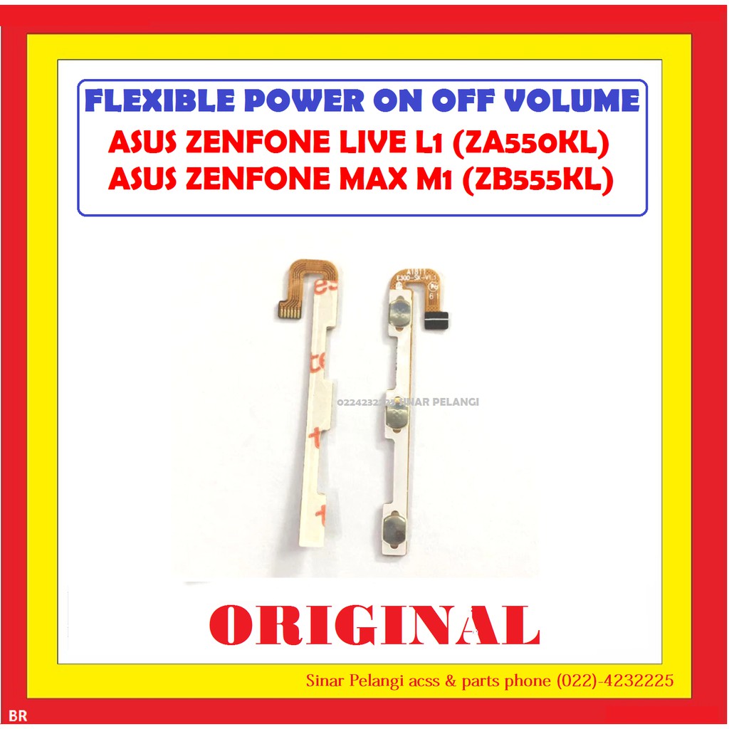 FLEXIBLE ASUS ZENFONE MAX M1 LIVE L1 ZA550KL ZB555KL TOMBOL ON OFF NYALA MATI 909886