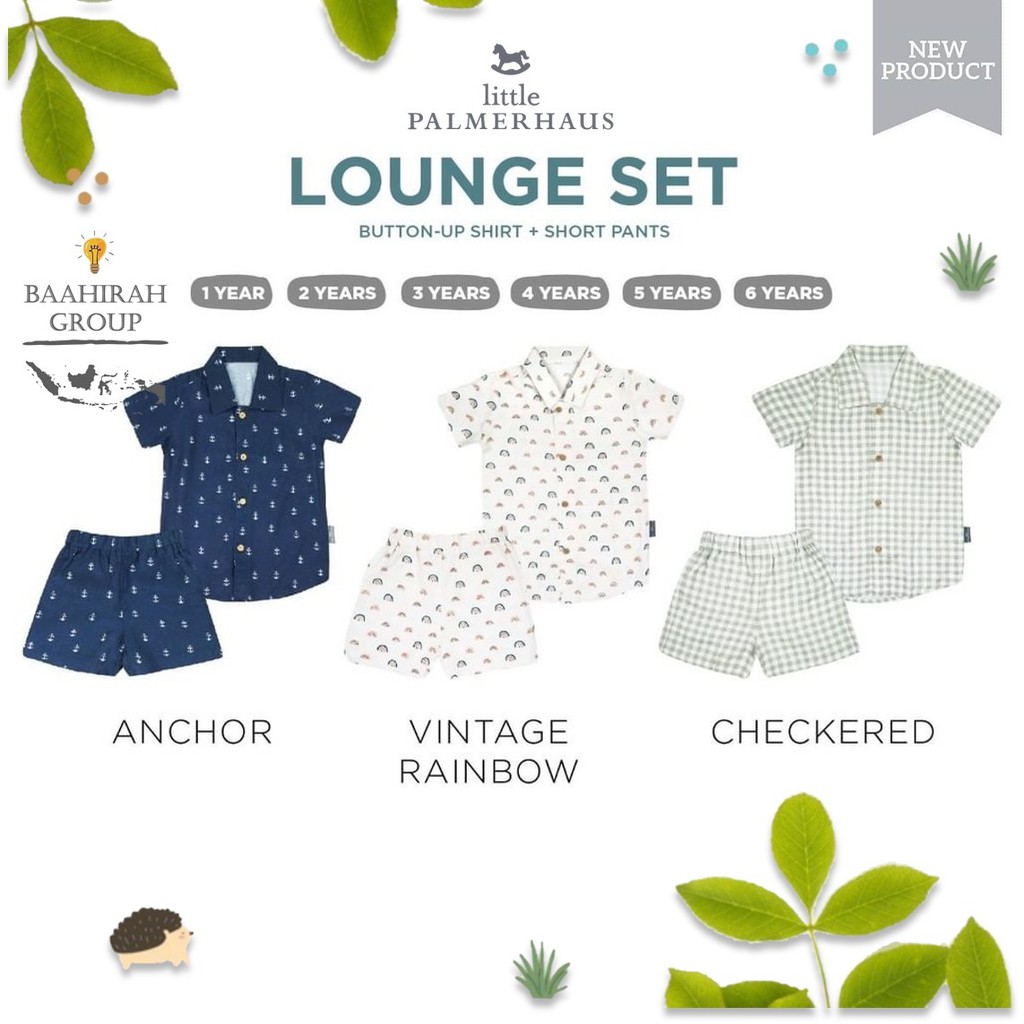 LOUNGE WEAR SET By Little Palmerhaus