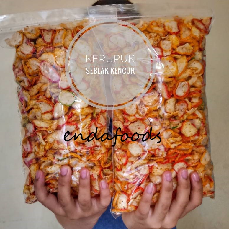 

Kerupuk Seblak Kencur Pedas 1kg
