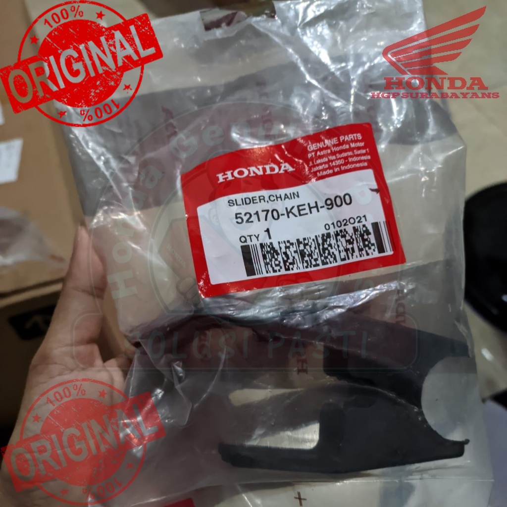 Slider Chain Karet Ganjal Ganjel Bantalan Rantai GL PRO Megapro Lama 52170-KEH-900