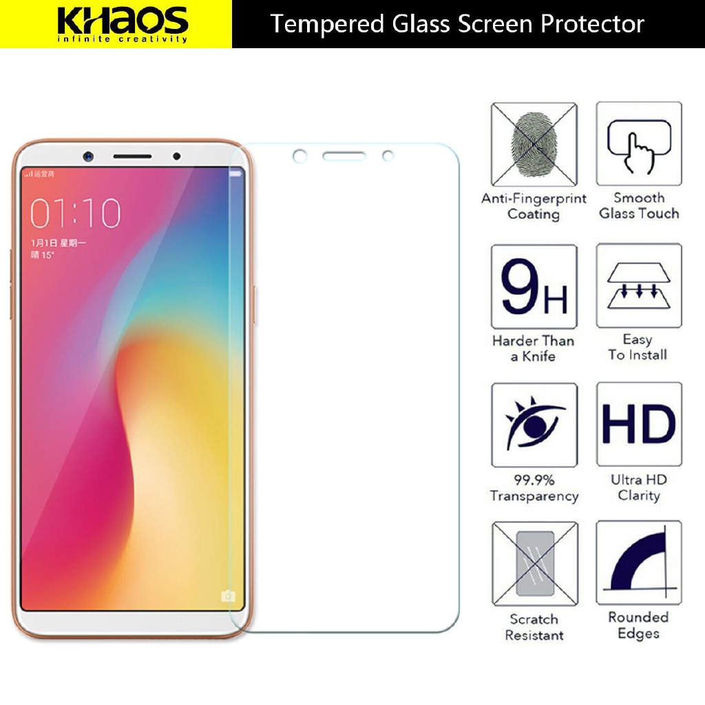 Tempered Glass Pelindung Layar Oppo Reno 5 4 3 2 Z A15 A15S A93 A5 A9 2020 Reno2 Z F Reno4 Reno3 Pro K3 A92 10x Zoom A3S A5S F11 Pro