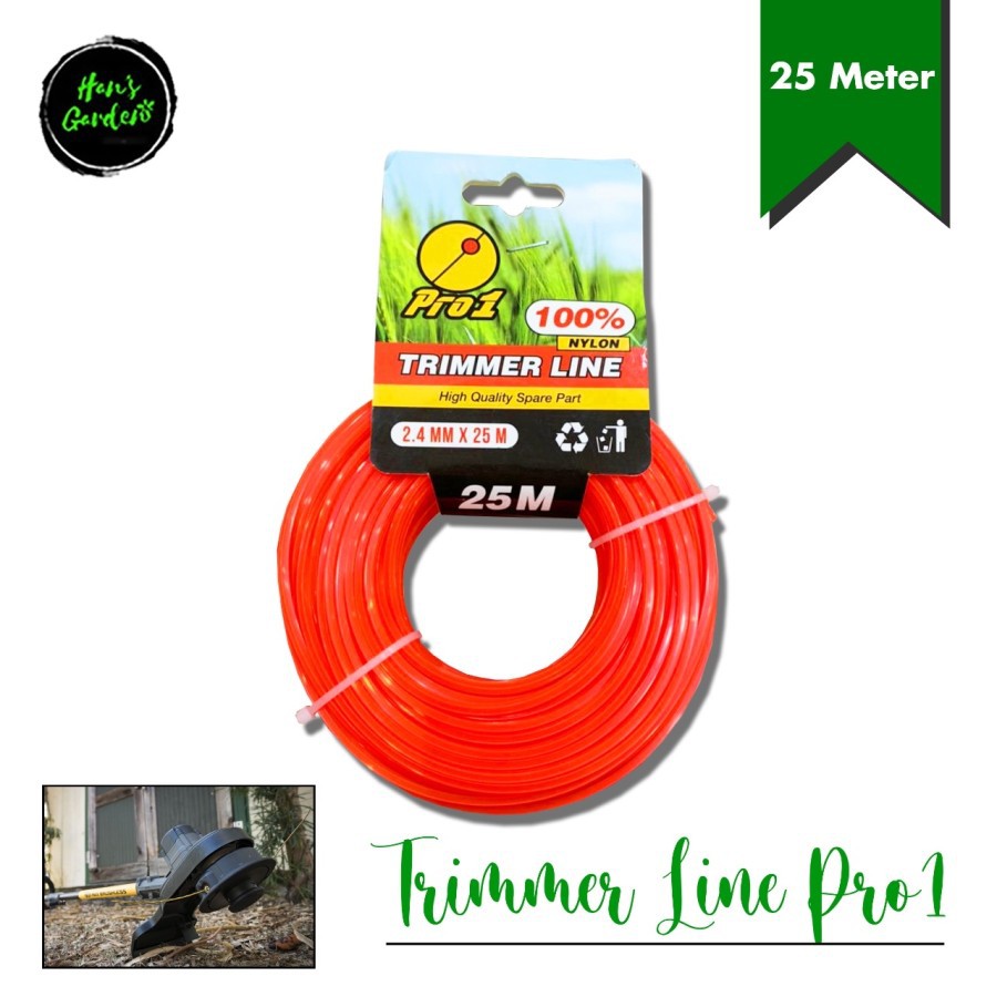 Senar nylon mesin potong rumput 25 meter