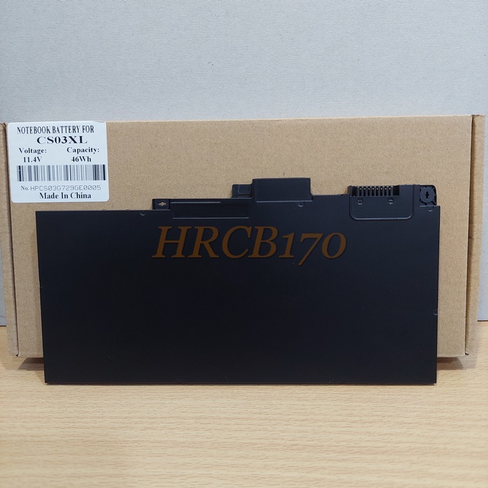 Baterai Batre Laptop Hp EliteBook 840 G2 850 G3 848 G3 Model CS03XL -HRCB