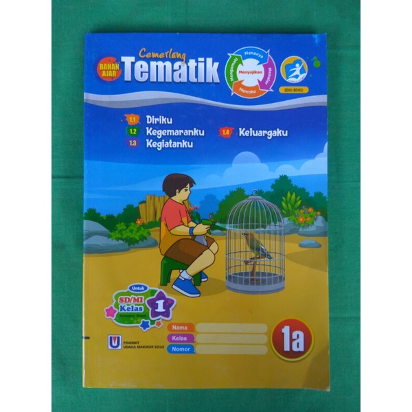 Buku LKS Cemerlang Tematik Kelas 1 SD
