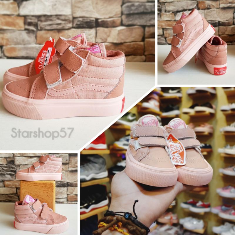 SEPATU ANAK VANS SK8 PEREKAT PEACH KIDS SEPATU TERLARIS