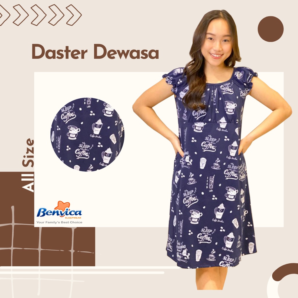 001 - BAJU TIDUR DASTER DEWASA KAOS PREMIUM SERUT GINA SECRET