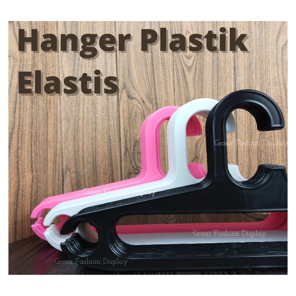 Gantungan Baju Plastik Hanger  Laundry / Hanger 17 Inch Dewas Hanger Plastik(BH)