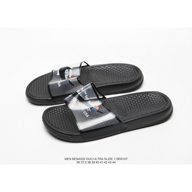 off white x nike benassi