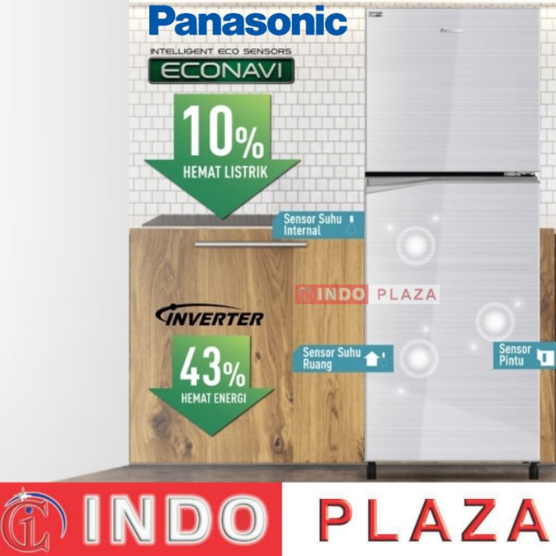 KULKAS PANASONIC 2 PINTU INVERTER BB200V / BB210V