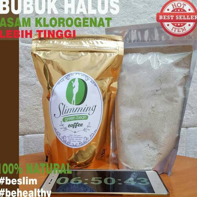 

0Y6B Kopi Hijau Diet Langsing Slimming Green Bean Coffee Bubuk Halus 250Gr Z764