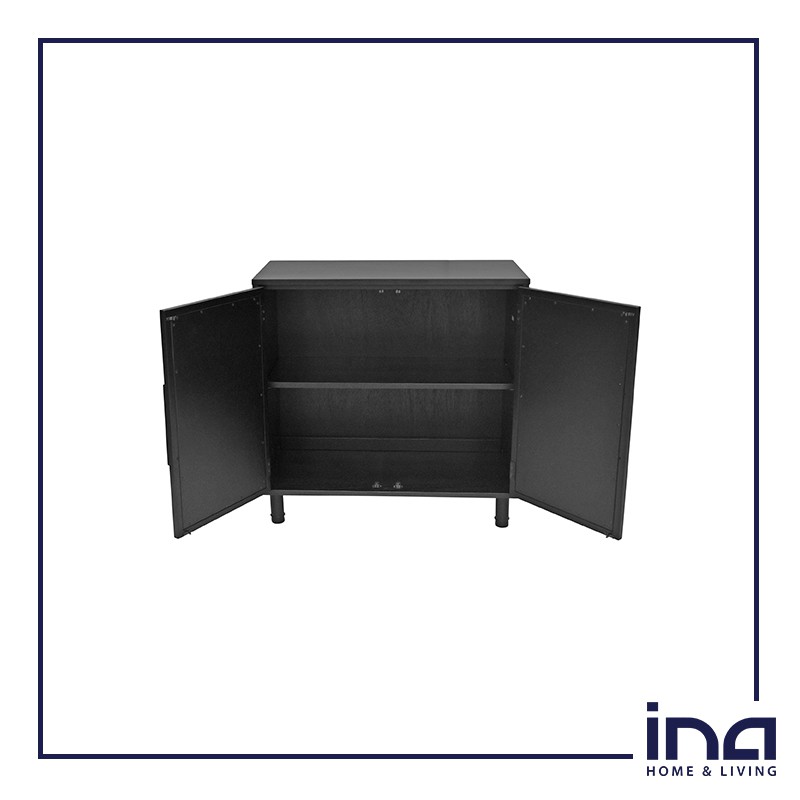 INAH&amp;L - Delancey 2 Door Cabinet Black