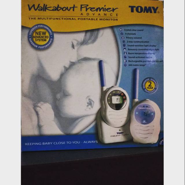Tomy Baby Walkabout Premier Advanced Baby Monitor