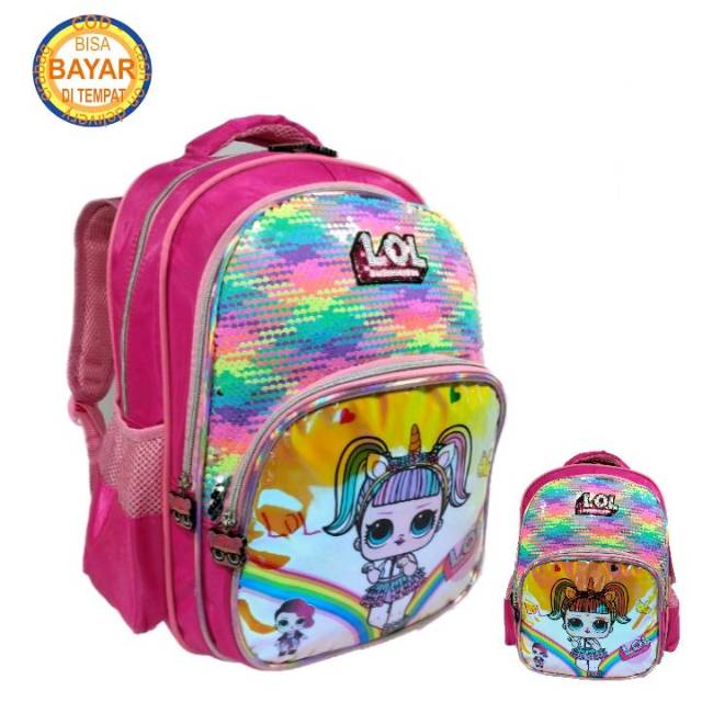 Tas Ransel Sekolah Anak Perempuan Gambar LOL 8025