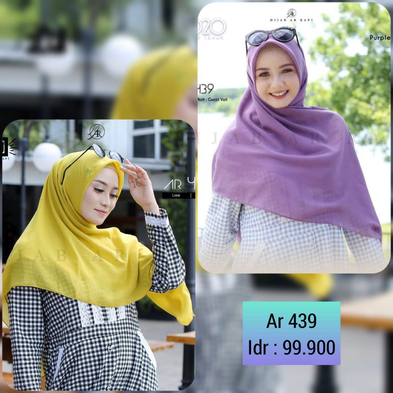 Hijab Segi Empat Ar 439 by Ar Rafi