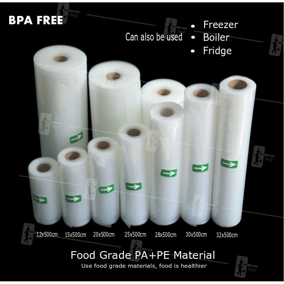 Vacuum Sealer Bag Plastic Freshpackpro Plastik Vacuum Roll Emboss Xinbaolong