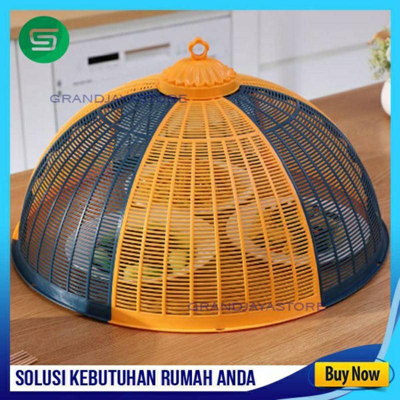 Tudung Saji Portabel Penutup Makanan Bongkar Pasang Tudung Nasi Modern Bertingkat