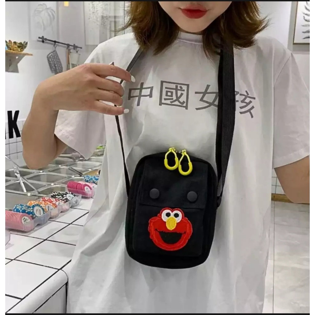 (Toko Uci)Tas selempang wanita korea elmo // tas selempang murah