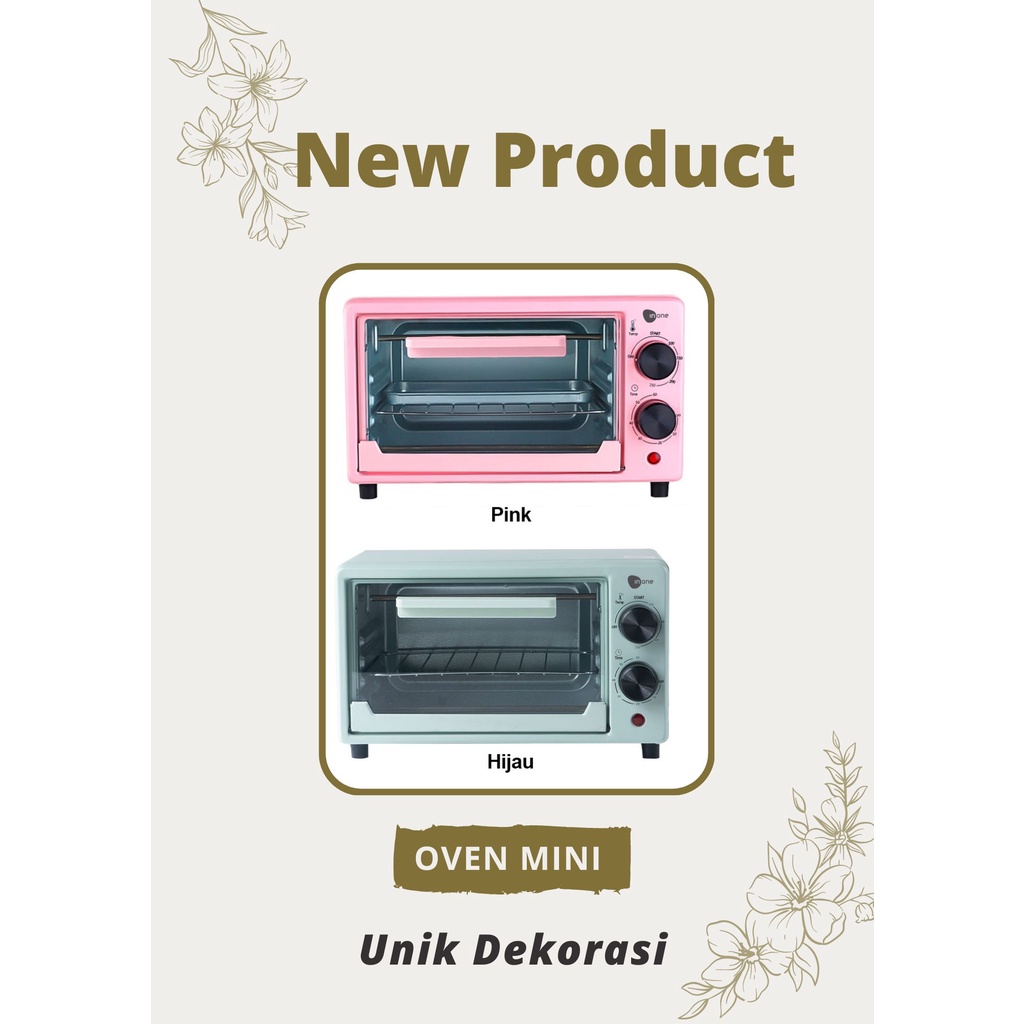 Terlaris Oven Pemanggang Listrik Penghangat Makanan kapasitas 12 Liter oven listrik low watt 12 L-800 Watt - UD