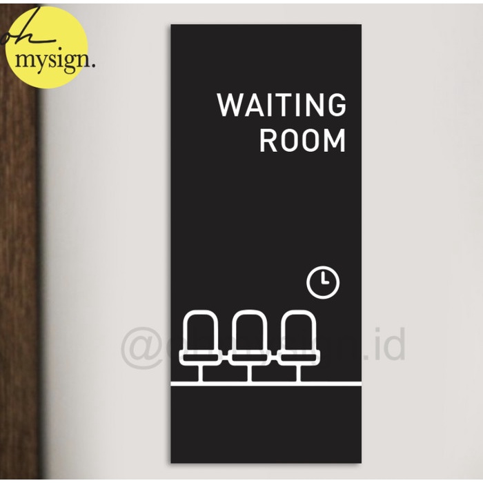 

Murah SIGN AKRILIK WAITING ROOM | SIGN RUANG TUNGGU | ACRYLIC SIGNAGE