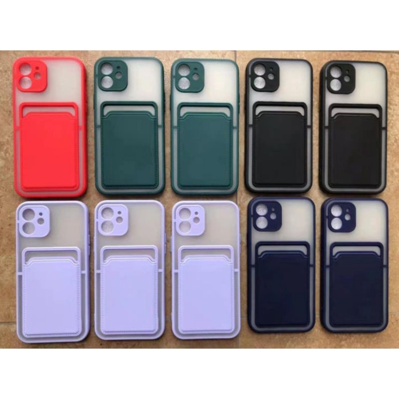 CASE MACARON PROTECTOR SLOT CARD REALME C20 , C21 , C25 , C25S,C21y