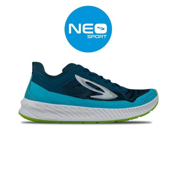 910 Nineten Geist Ekiden Elite Sepatu Running Biru/Hijau - Neon/Putih