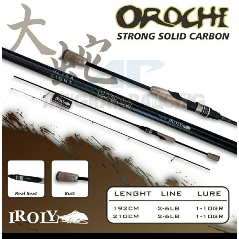 JORAN ULTRA LIGH IROLY OROCHI 662/702 SOLID CARBON...ORIGINAL