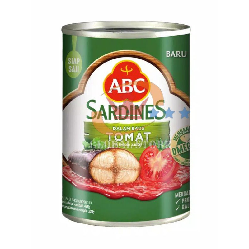 Sardines ABC cabai / extra pedas 155 gram/ Protan sarden 155gr / Asahi sarden 155gr