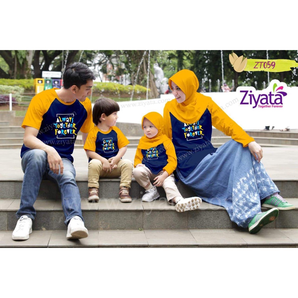 ZIYATA ZT059 Couple Keluarga Muslim BajuCouple BajuAnak BajuKeluarga BajuMuslim BajuSeragam
