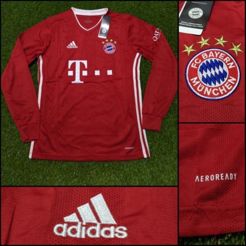 Jersey bola LS bayern munchen home 20/21 Grade Ori Thailand murah