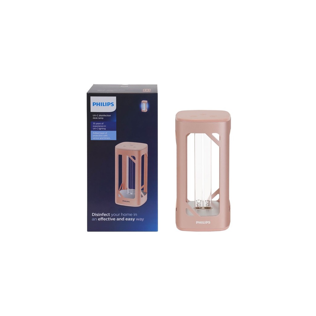 Philips UVC Disinfection desk Lampu Steril Kuman Bakteri 24w Rose Gold